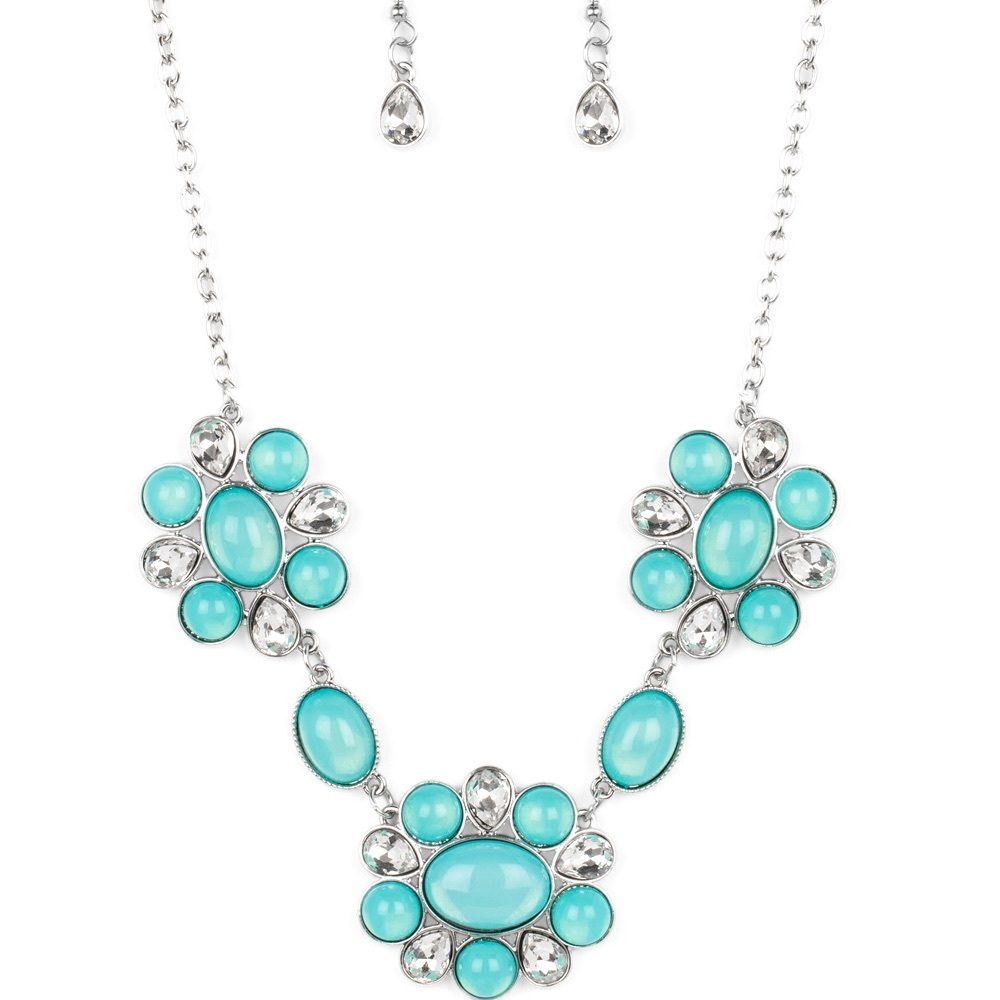 Paparazzi Your Chariot Awaits Blue Necklace P2RE-BLXX-377XX
